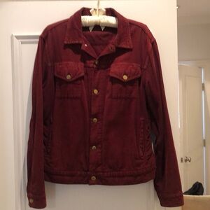 Vintage American Apparel burgundy corduroy jacket
